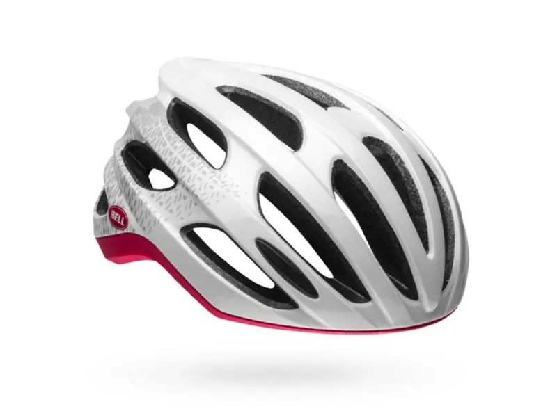 Bell Nala Joy Ride Road Helmet - Womens - Matt White-Cherry Dissolve 1