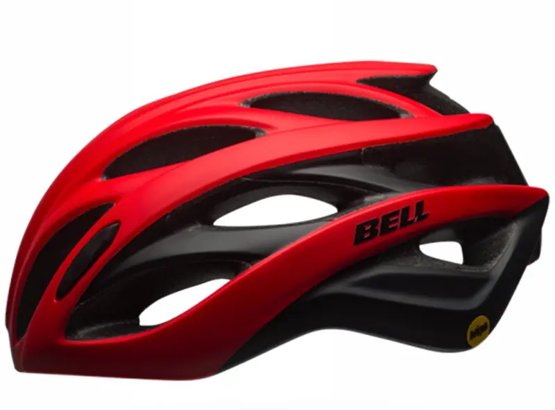 Bell Overdrive Mips Road Helmet - Matt Red-Black 1