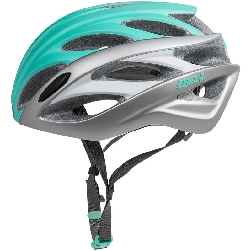 Bell Overdrive Road Helmet - Matt Mint-Silver Hero 1
