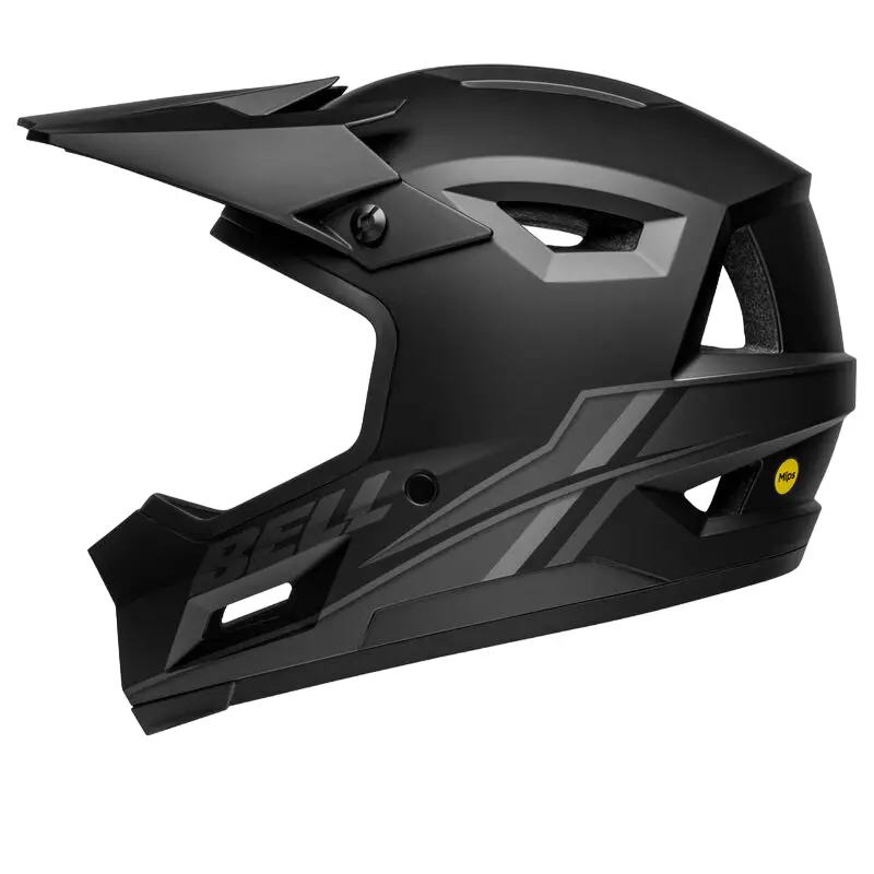 Bell Sanction 2 Dlx Mips Full Face Helmet - Alpine - Matt Black 2