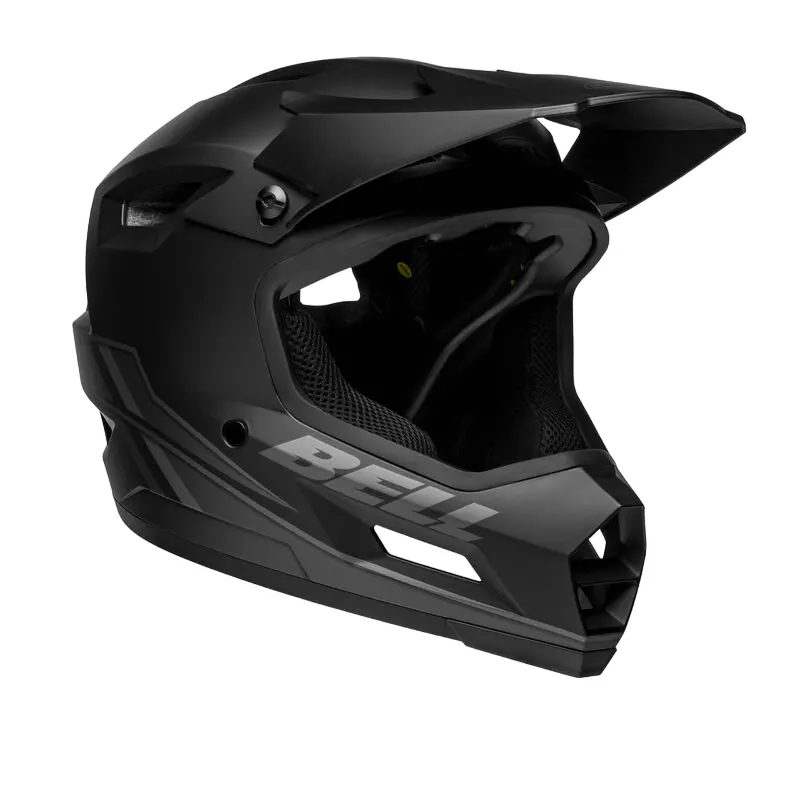 Bell Sanction 2 Dlx Mips Full Face Helmet - Alpine - Matt Black 3