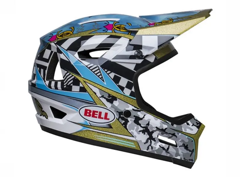 Bell Sanction 2 Dlx Mips Full Face Helmet - Caiden 24 - Gloss Black-White 1