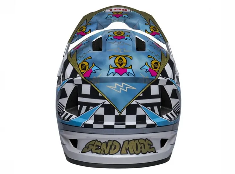 Bell Sanction 2 Dlx Mips Full Face Helmet - Caiden 24 - Gloss Black-White 2
