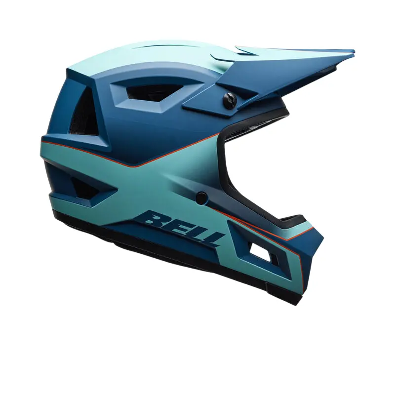 Bell Sanction 2 Dlx Mips Full Face Helmet - Crux Matte Blue 1
