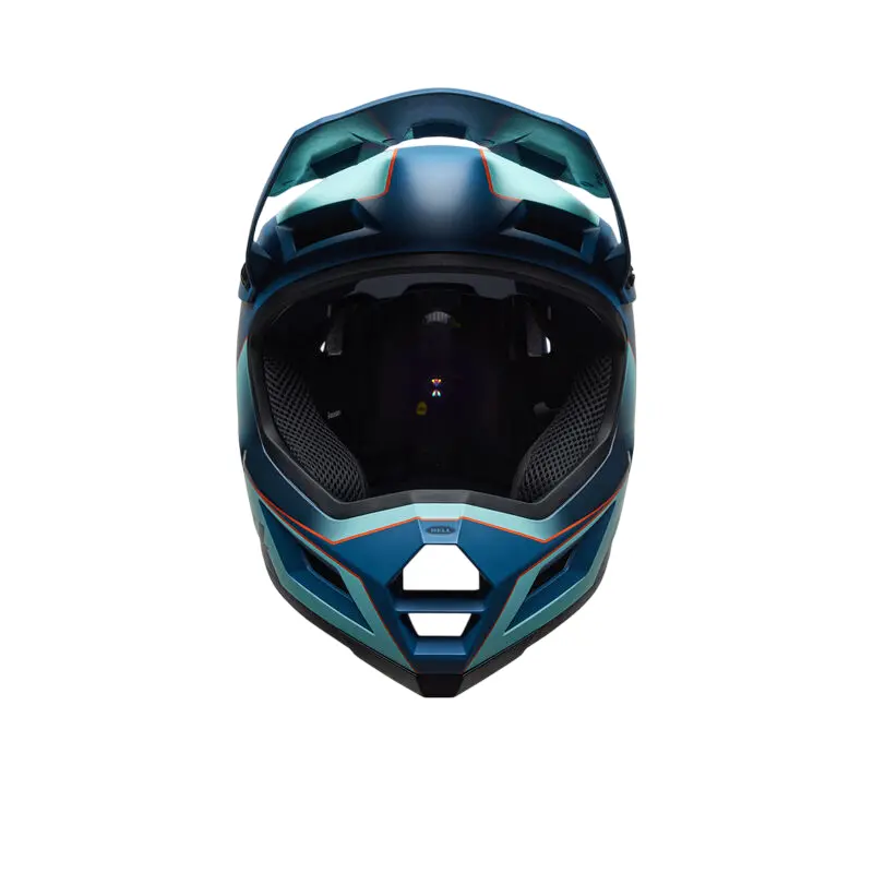 Bell Sanction 2 Dlx Mips Full Face Helmet - Crux Matte Blue 3