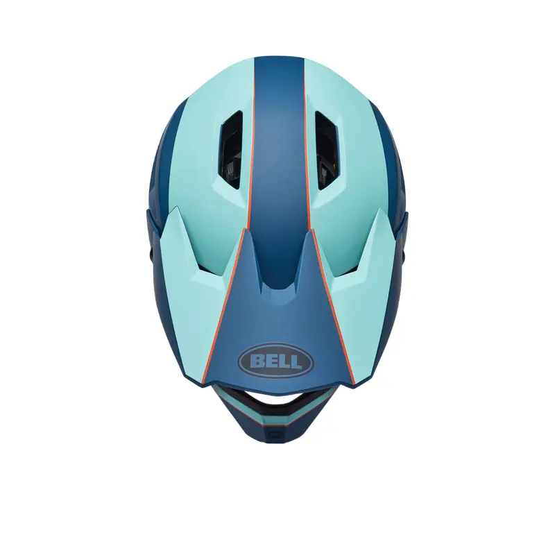 Bell Sanction 2 Dlx Mips Full Face Helmet - Crux Matte Blue 4