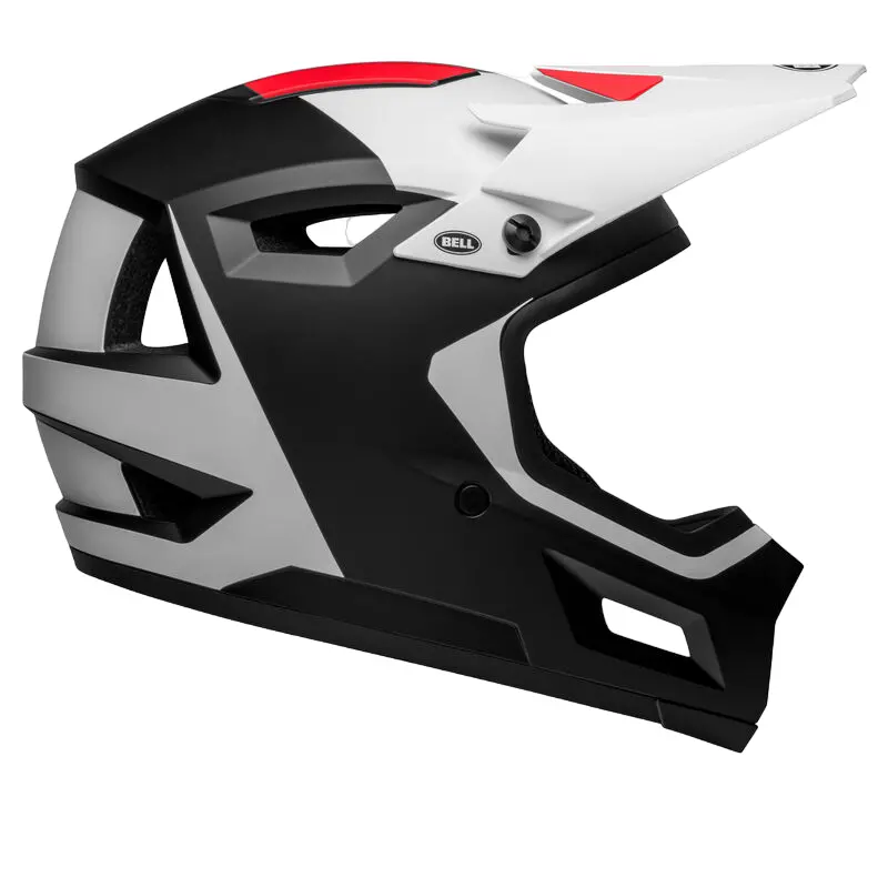 Bell Sanction 2 Dlx Mips Full Face Helmet - Deft - Matt Black-White 1