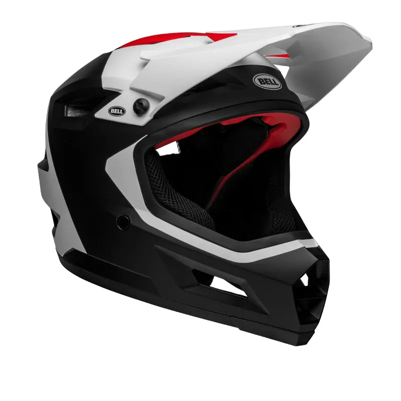 Bell Sanction 2 Dlx Mips Full Face Helmet - Deft - Matt Black-White 3