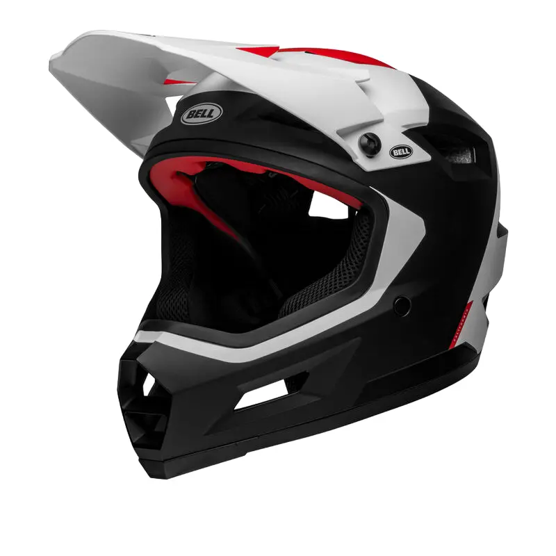 Bell Sanction 2 Dlx Mips Full Face Helmet - Deft - Matt Black-White 4