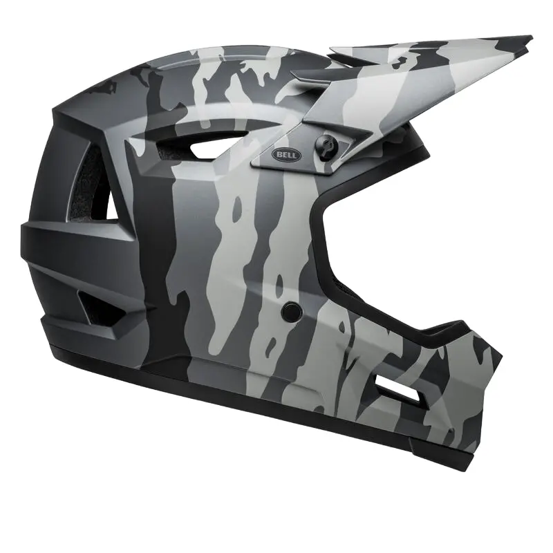 Bell Sanction 2 Dlx Mips Full Face Helmet - Ravine - Matt Gray-Black 1