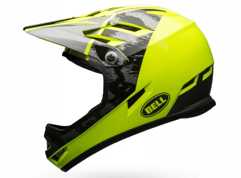 Bell Sanction Full Face Helmet - Black-Titanium-Retina Sear 1