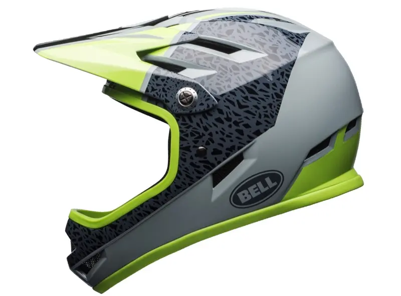 Bell Sanction Full Face Helmet - Gloss Smoke-Pear Reparation 1