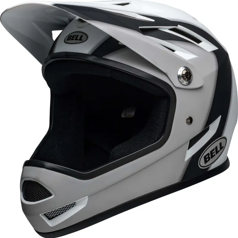 Bell Sanction Full Face Helmet - Presence - Matt Black-White 1