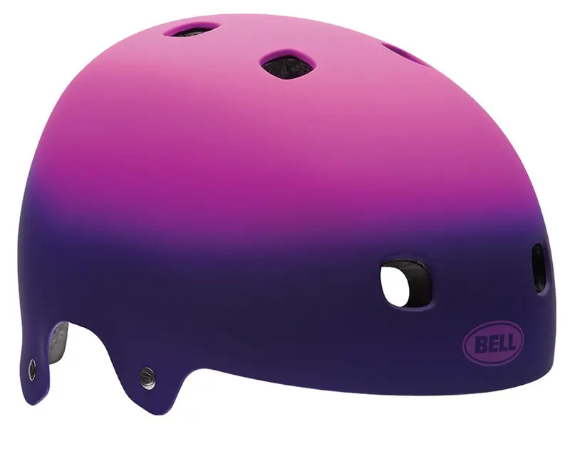 Bell Segment Graphics Helmet - Matt Purple Comet 1