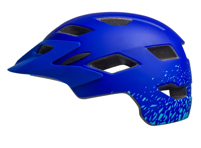 Bell Sidetrack Youth Helmet - Matt Pacific-Sky Fragments 1