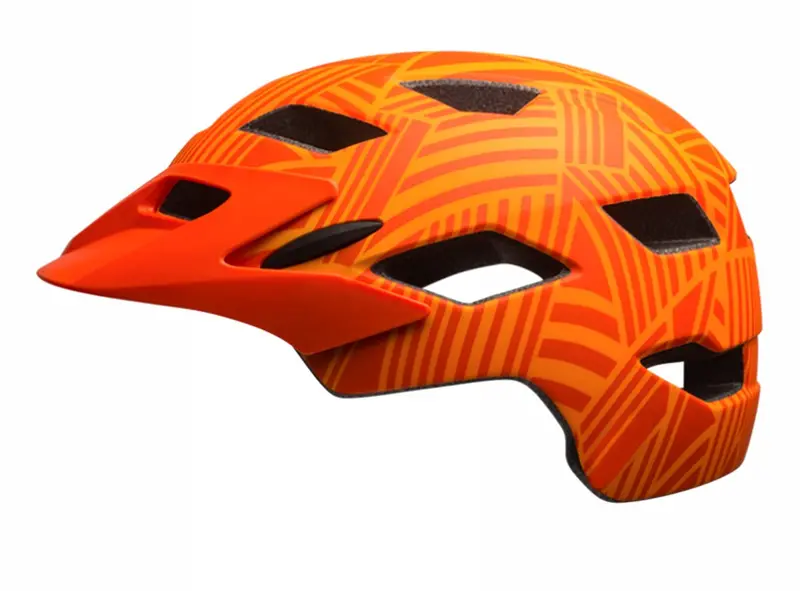 Bell Sidetrack Youth Helmet - Matt Tangerine 1