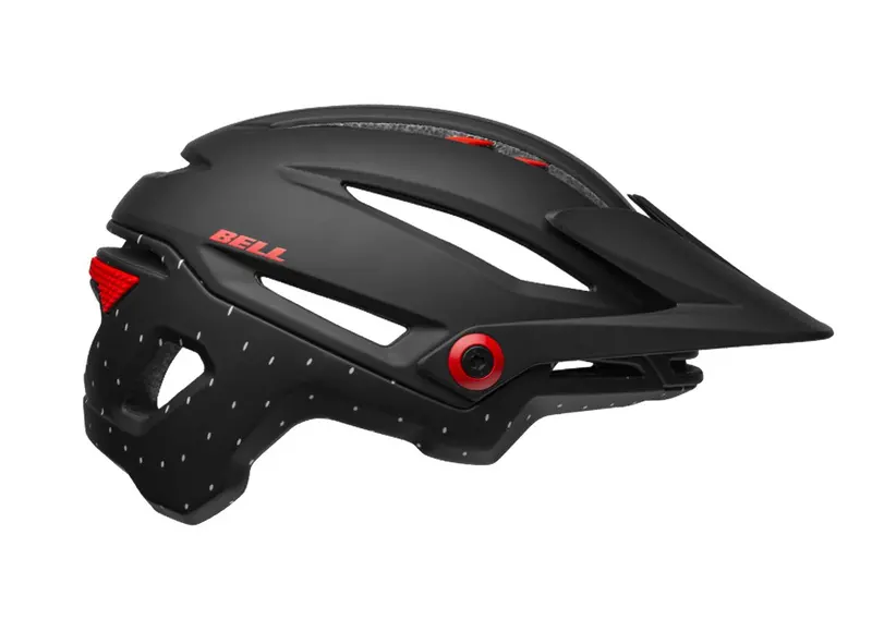 Bell Sixer Mips Mtb Helmet - Matt Black-White-Crimson - 2019 1