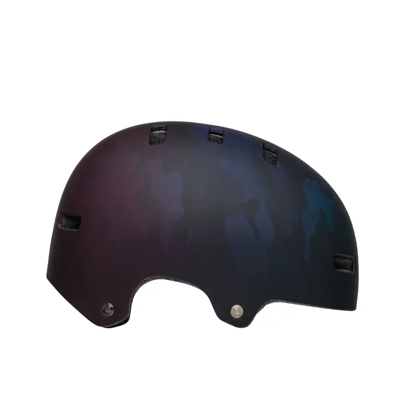 Bell Span Bmx Helmet - Matt Black-Blue Camo 1