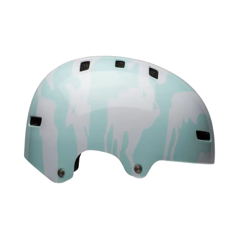 Bell Span Bmx Helmet - Ravine - Gloss White-Blue 1