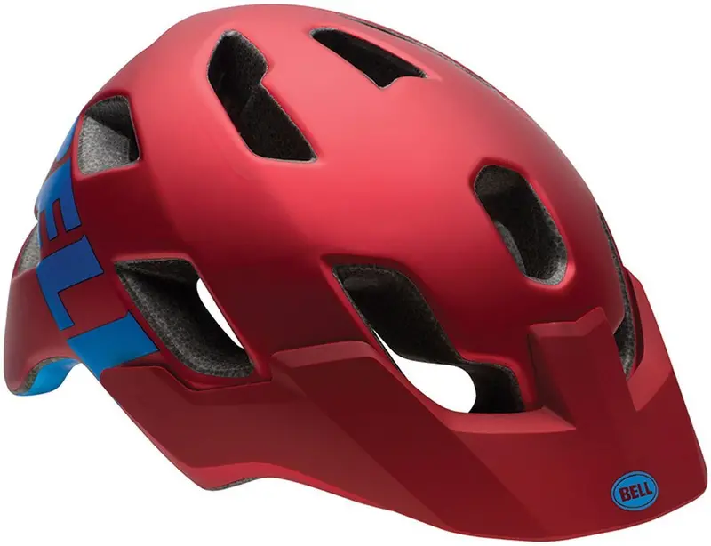 Bell Stoker Mtb Helmet - Matt Red Emblem 1