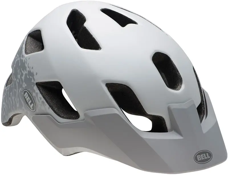 Bell Stoker Mtb Helmet - Matt White-Silver 1