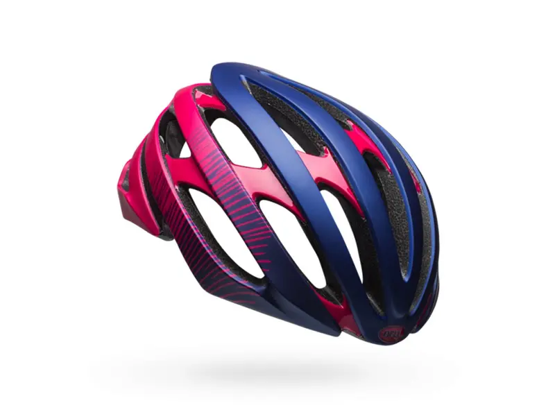 Bell Stratus Mips Joy Ride Road Helmet - Womens - Matt Navy-Cherry Fibers 1
