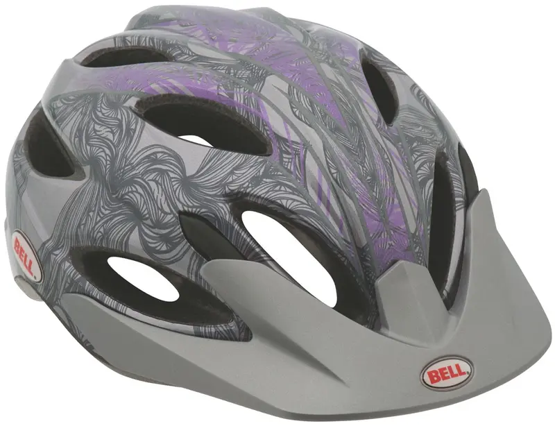 Bell Strut Mtb Helmet - Womens - Titanium-Purple Dunes 1
