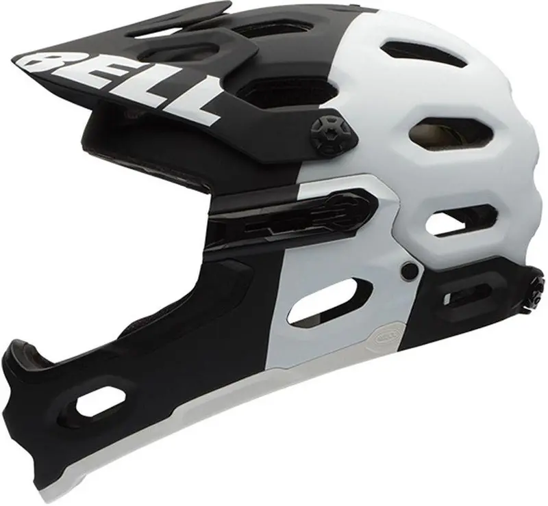Bell Super 2R Mips Full Face Helmet - Black-White Agression 1