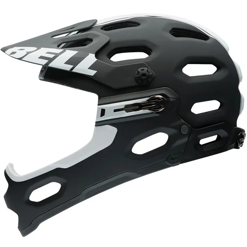 Bell Super 2R Mips Full Face Helmet - Matt Black-White Viper 1