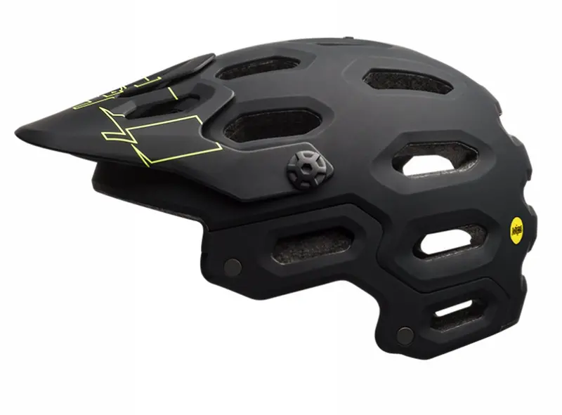 Bell Super 3 Mips Mtb Helmet - Matt Black-Retina Sear 1