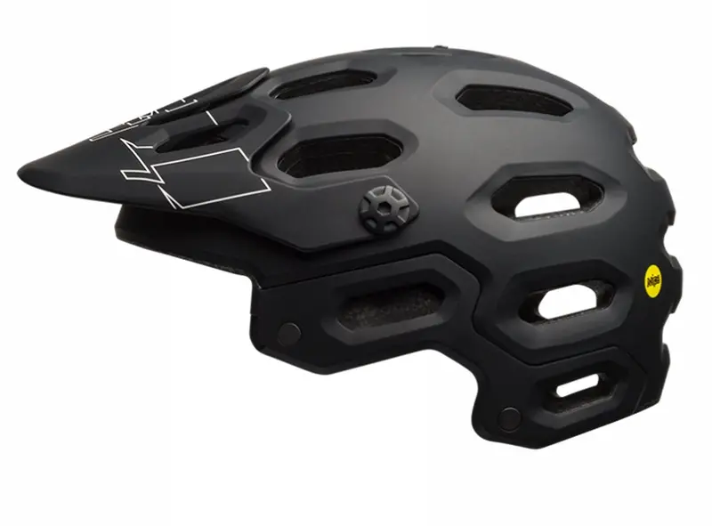 Bell Super 3 Mips Mtb Helmet - Matt Black-White 1