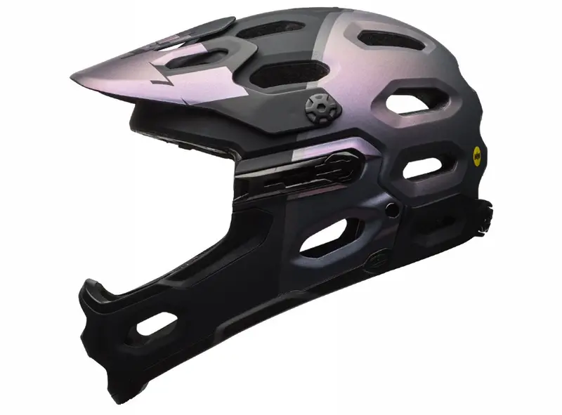 Bell Super 3R Mips Full Face Helmet - Matt Black-Orion 1