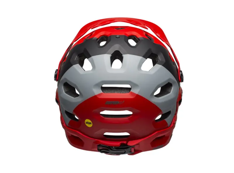 Bell Super 3R Mips Full Face Helmet - Matt Crimson-Black - 2019 3
