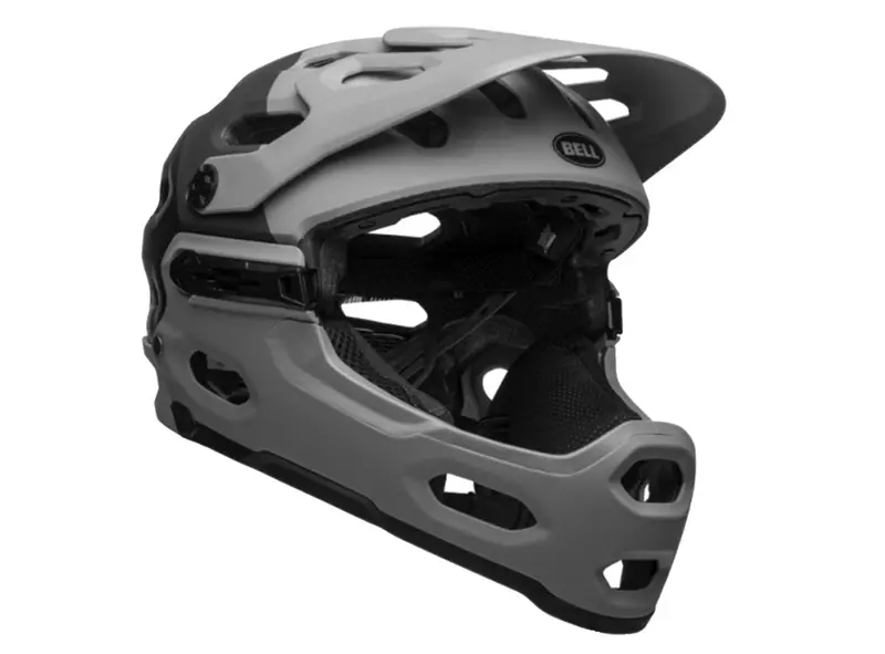 Bell Super 3R Mips Full Face Helmet - Matt Dark Gray-Gunmetal 2