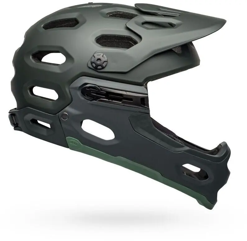 Bell Super 3R Mips Full Face Helmet - Matt Green 2