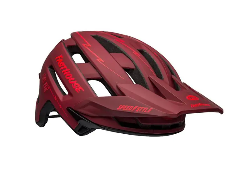Bell Super Air R Mips Full Face Helmet - Matt Red-Black - 2021 2