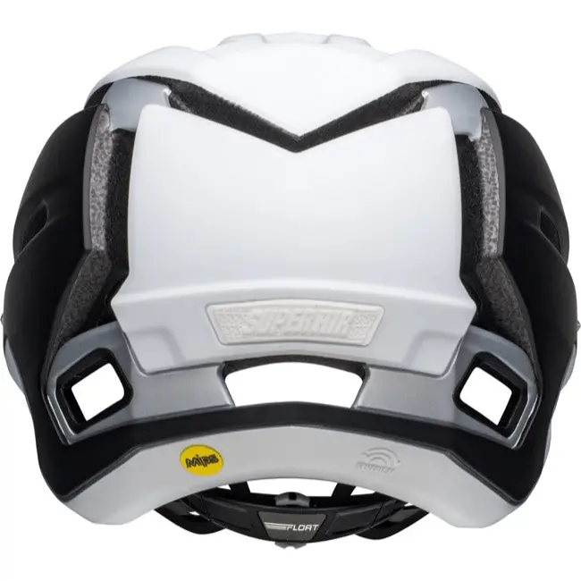 Bell Super Air R Spherical Full Face Helmet - Matt Black-White 3