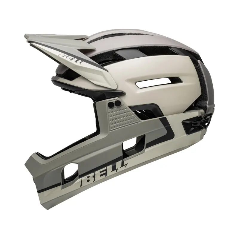 Bell Super Air R Spherical Full Face Helmet - Matt Cement-Gray 2