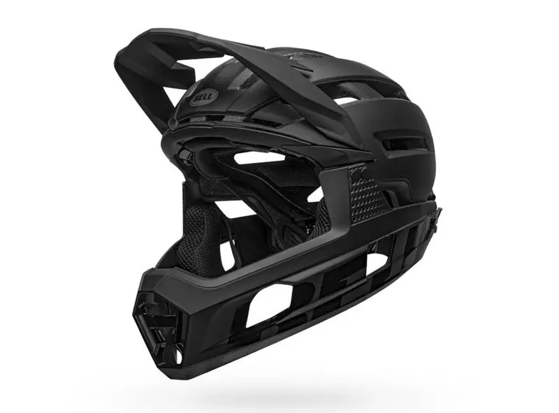 Bell Super Air R Spherical Full Face Helmet - Matt Gloss Black 1