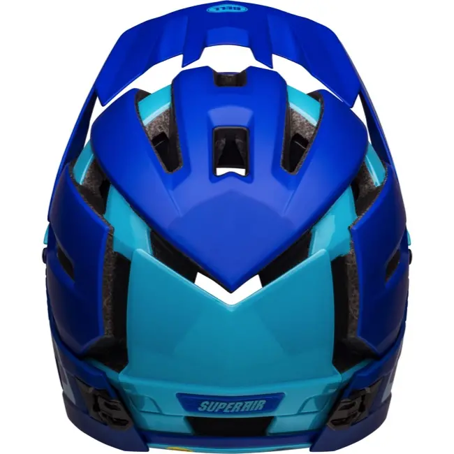 Bell Super Air R Spherical Full Face Helmet - Matt Gloss Blues 3