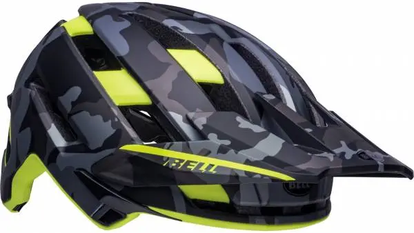 Bell Super Air Spherical Mtb Helmet - Matt Camo-Hiviz 2