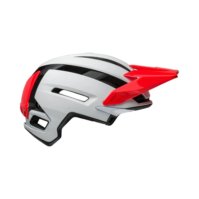 Bell Super Air Spherical Mtb Helmet - Matt Gloss White-Infrared 1