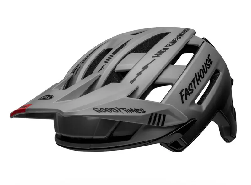 Bell Super Air Spherical Mtb Helmet - Matt Gray-Black 1