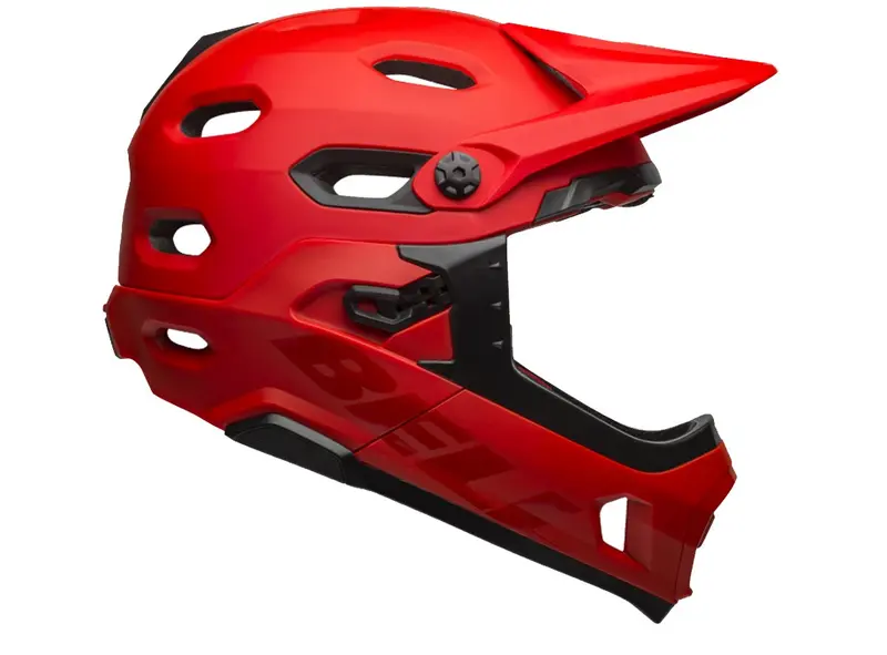 Bell Super Dh Mips Full Face Helmet - Matt Gloss Crimson Black - 2019 1