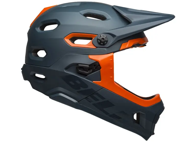 Bell Super Dh Mips Full Face Helmet - Matt Gloss Slate Orange - 2019 1