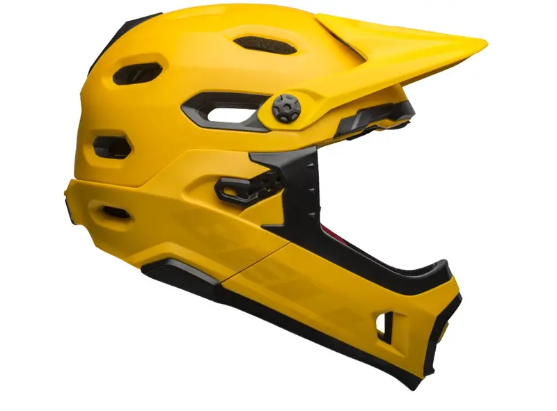 Bell Super Dh Mips Full Face Helmet - Matt Gloss Yellow Black - 2019 1