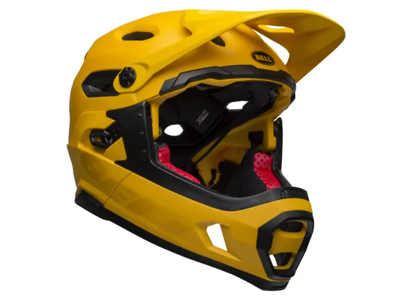 Bell Super Dh Mips Full Face Helmet - Matt Gloss Yellow Black - 2019 2