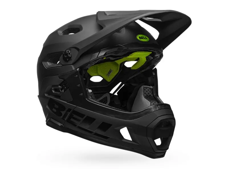 Bell Super Dh Spherical Full Face Helmet - Matt Gloss Black 1