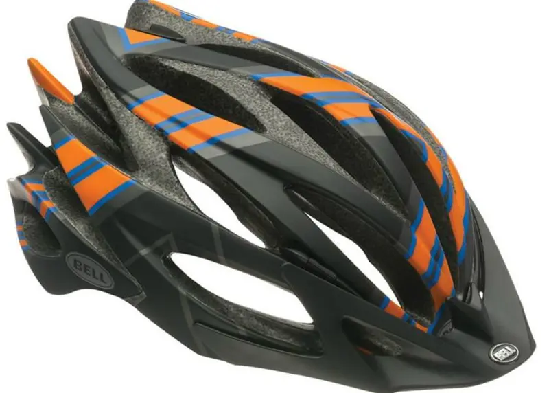 Bell Sweep Race Road Helmet - Matt Black-Orange-Blue Talon 1