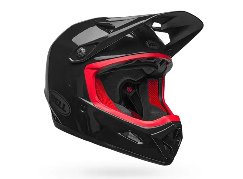 Bell Transfer-9 Full Face Helmet - Gloss Black-Hibiscus - 2018 1